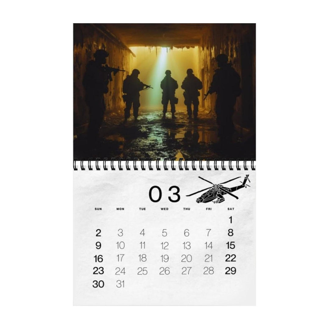 2025 Soldier Lunar Calendar 12 Months Calendars Office Desktop Decoration