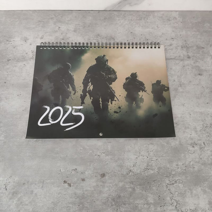 2025 Soldier Lunar Calendar 12 Months Calendars Office Desktop Decoration