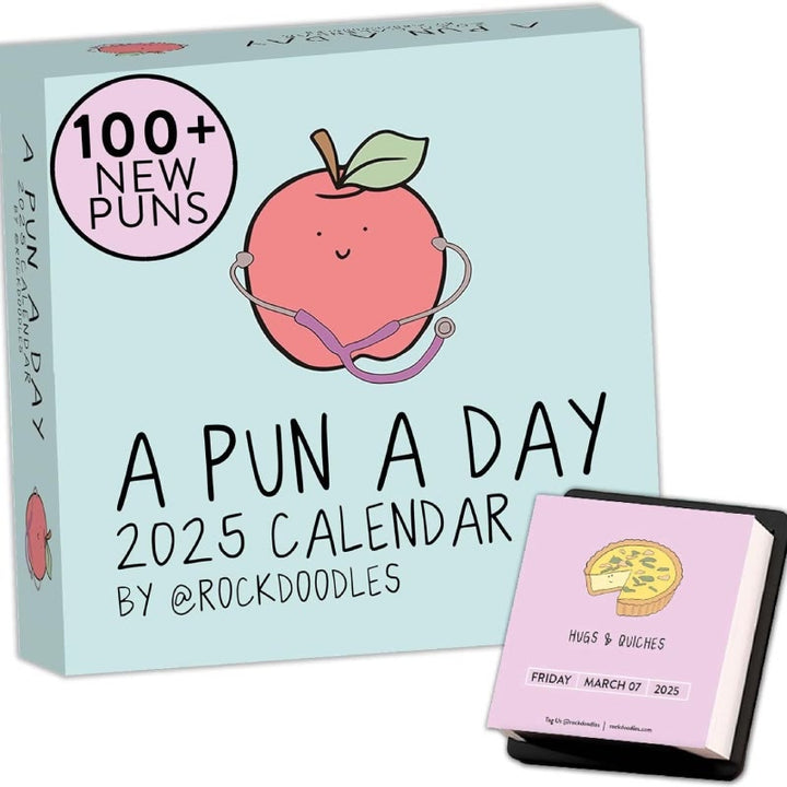 2025 A Pun A Day Calendar Everyday Calendars Office Desktop Decoration