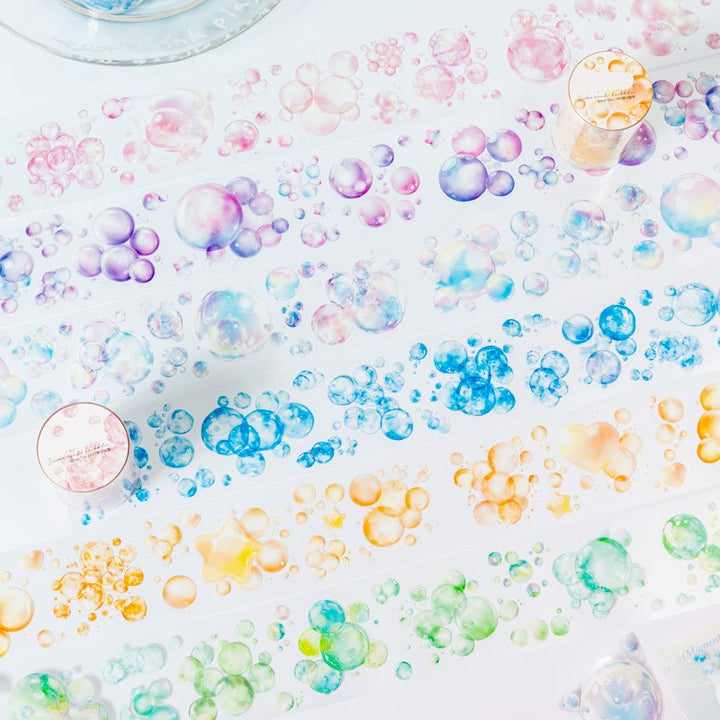 Colorful Bubble Series Scrapbook PET Loop Tape Journal Decor
