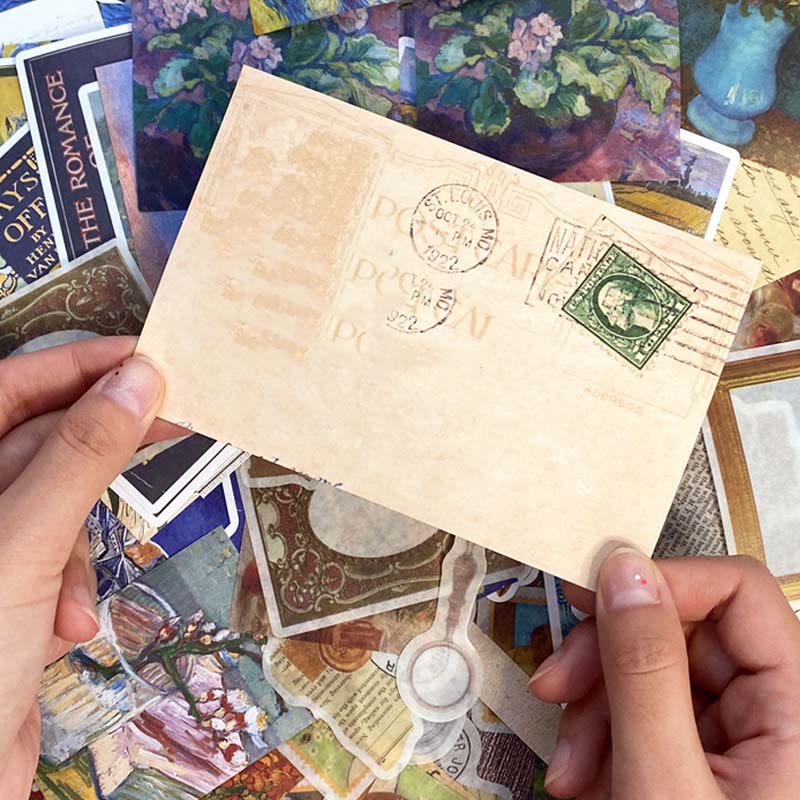Vintage Sky Series Bookish Sticker For DIY Journal Decor