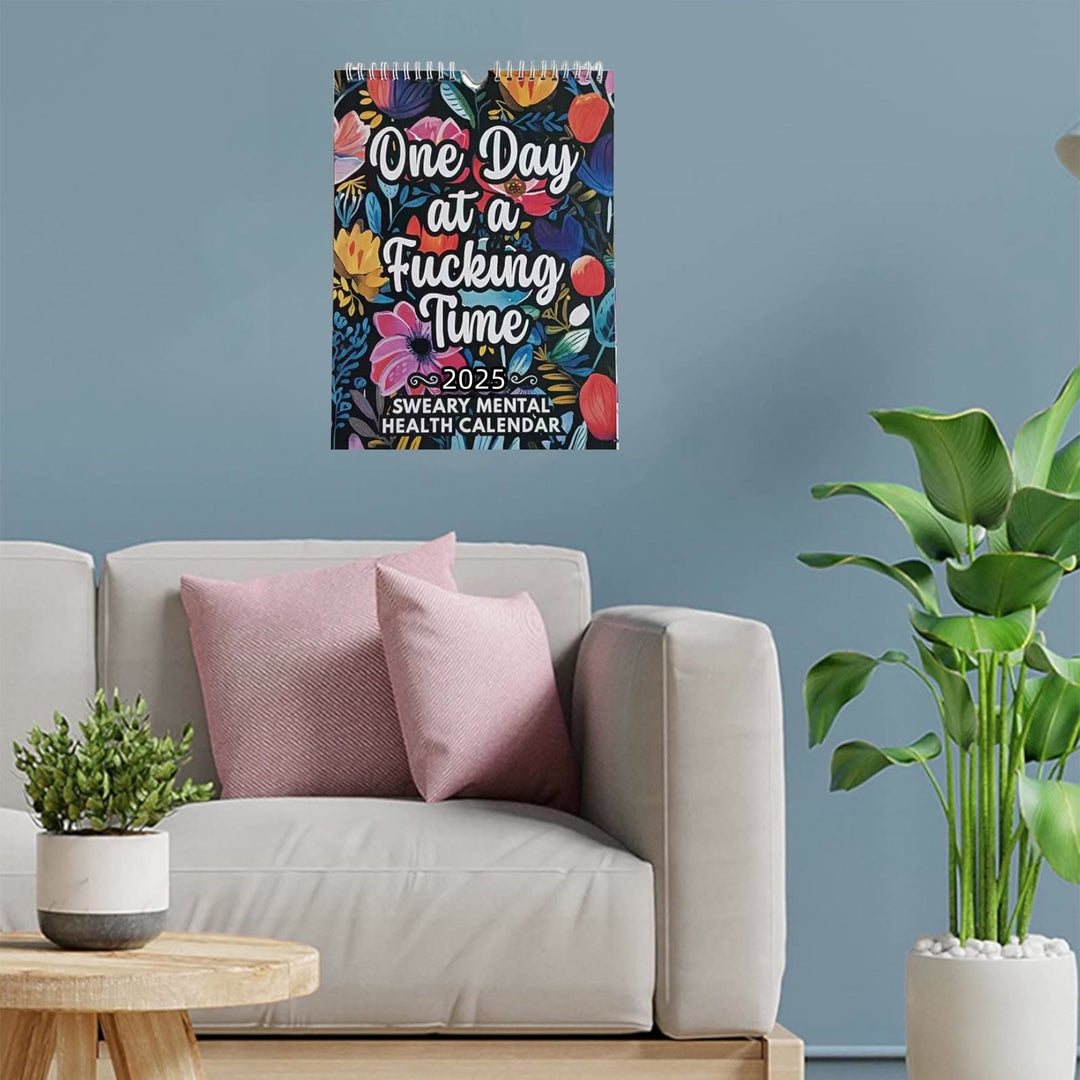 2025 Funny Mental Health Lunar Calendar 12 Months Calendars New Year Gift