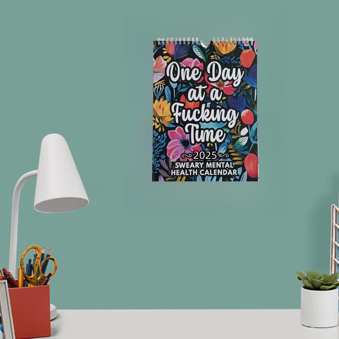 2025 Funny Mental Health Lunar Calendar 12 Months Calendars New Year Gift