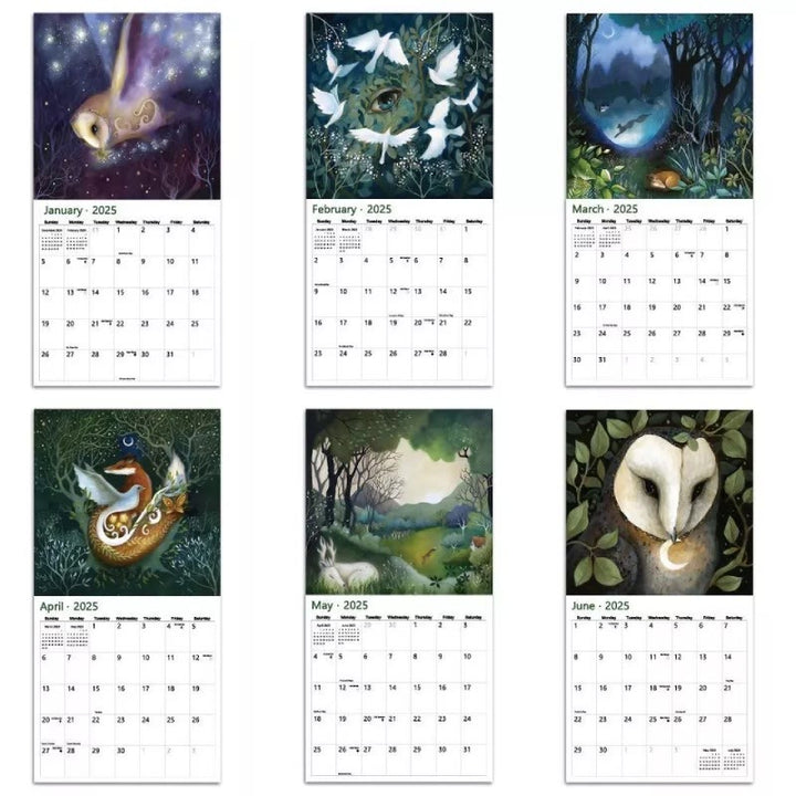 2025 Fairy Tale Forest Lunar Calendar 12 Months Calendars New Year Gift