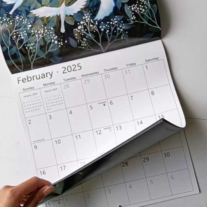 2025 Fairy Tale Forest Lunar Calendar 12 Months Calendars New Year Gift