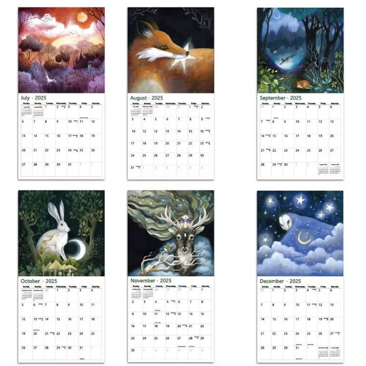 2025 Fairy Tale Forest Lunar Calendar 12 Months Calendars New Year Gift